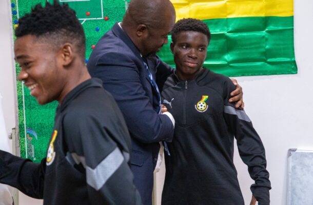 President Simeon-Okraku inspires Black Starlets ahead of Nigeria clash - Vimarsana News