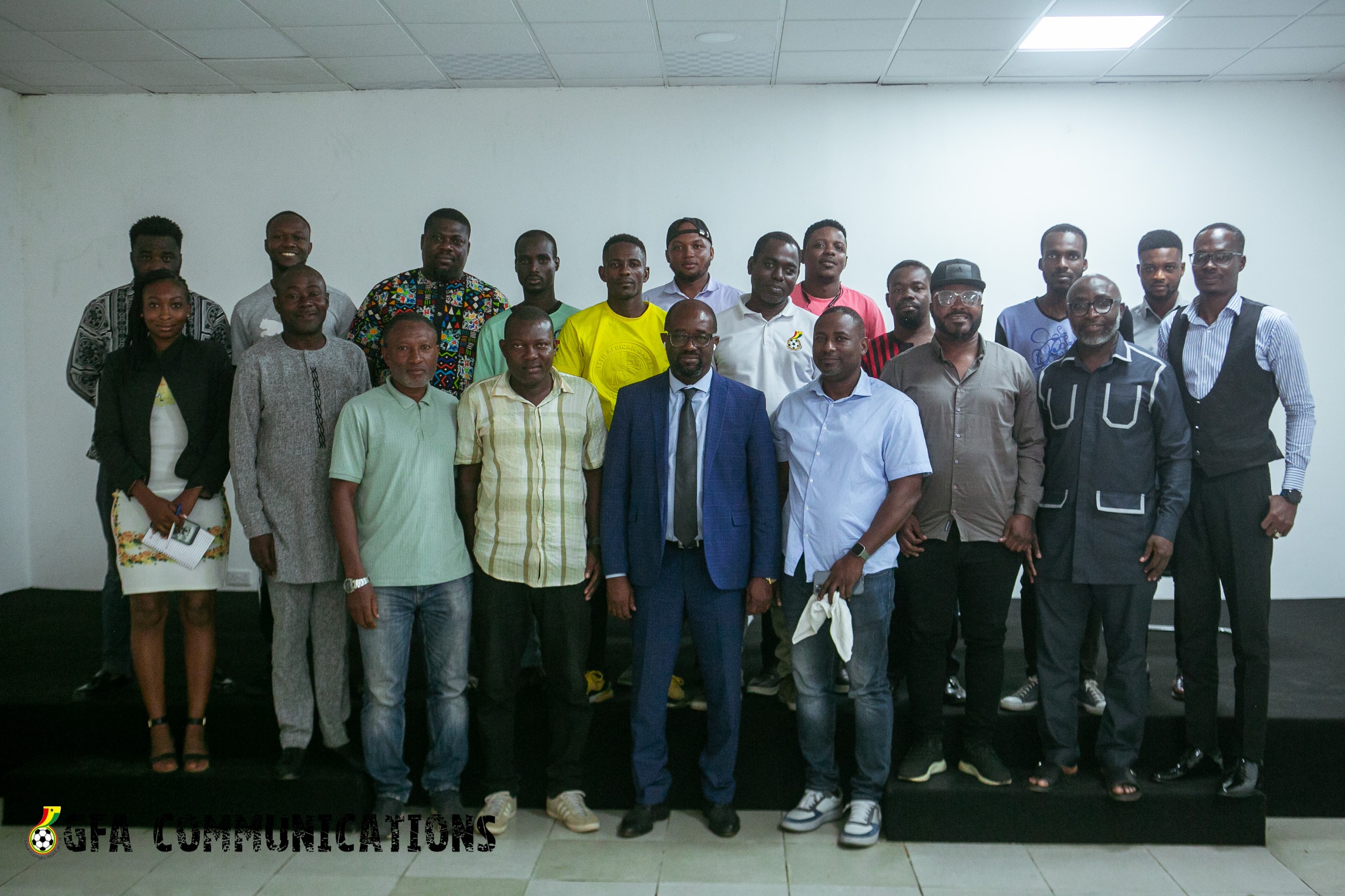 GFA President and General Secretary hold stakeholder engagement with Beach Soccer Premier League Clubs