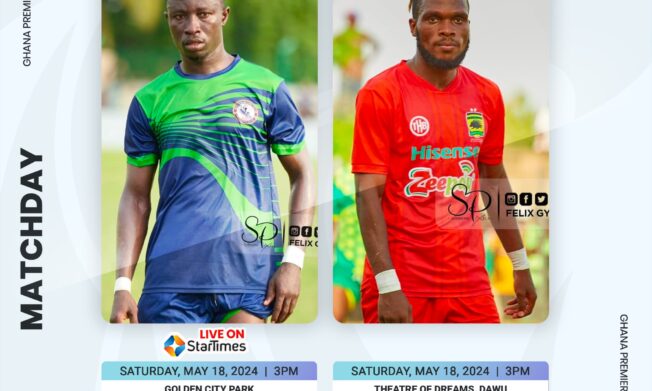 Berekum Chelsea host Asante Kotoko, Legon Cities battle Great Olympics in Premier League showdown on Saturday