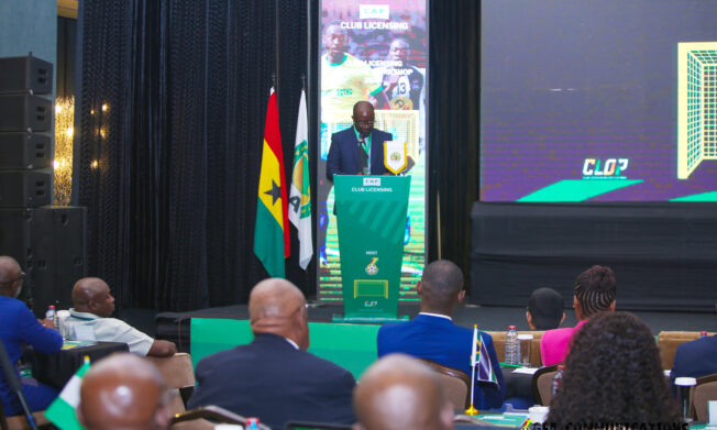 President Simeon-Okraku opens CAF Club Licensing Regional Workshop in Accra