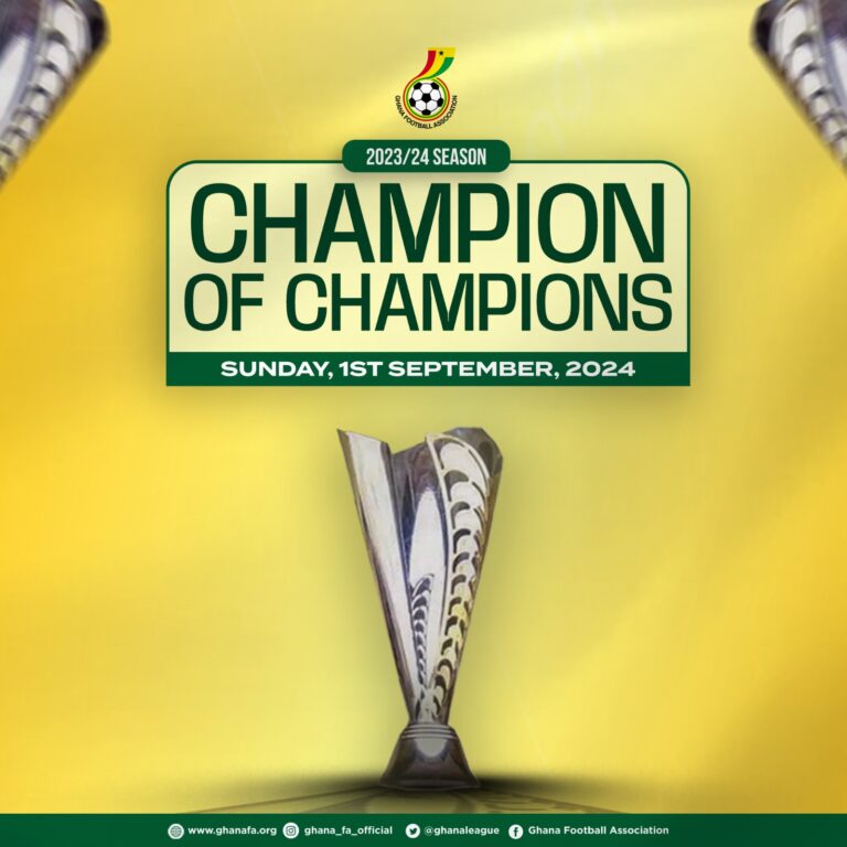 GFA sets Champion of Champions for September 1, 2024