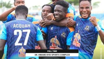Nations FC move within four points of leaders FC Samartex after Accra Lions win