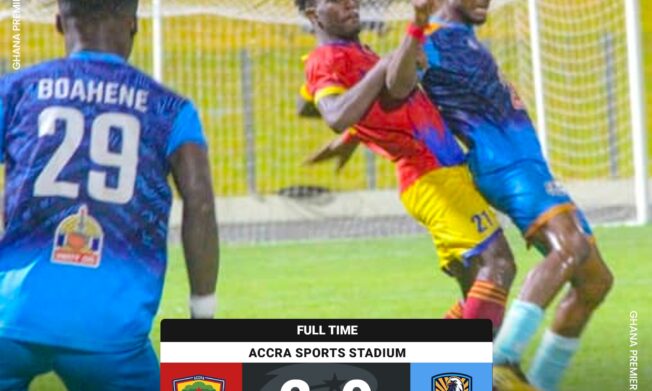 Hearts of Oak ease relegation fears with 2-0 win over Nations FC