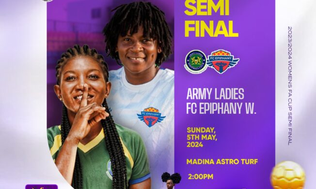 Army Ladies clash with FC Epiphany Warriors in Women's FA Cup semis