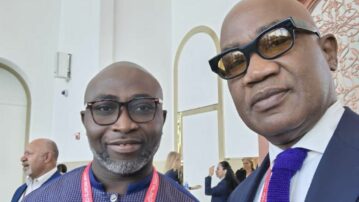 Mark Addo, Prosper Harrison Addo attend 74th FIFA Congress in Bangkok, Thailand
