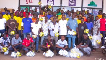 GFA presents footballs to grassroots clubs in Northern Region