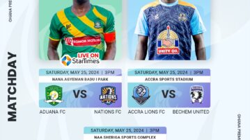 Premier League Saturday preview: Aduana FC battle Nations FC; Nsoatreman FC travel to Karela United