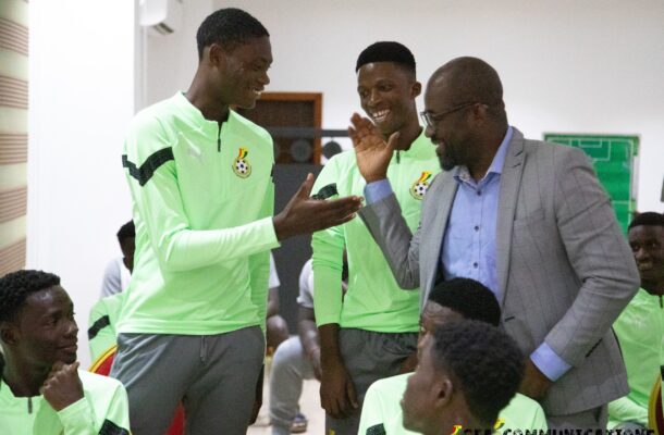 President Simeon-Okraku motivates U17 team ahead of WAFU B tournament - Vimarsana News