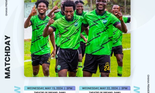 Dreams FC battle Bechem United in an outstanding Premier League match on Wednesday