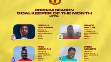 Nominees Women's Premier League Goalkeeper of the Month revealed