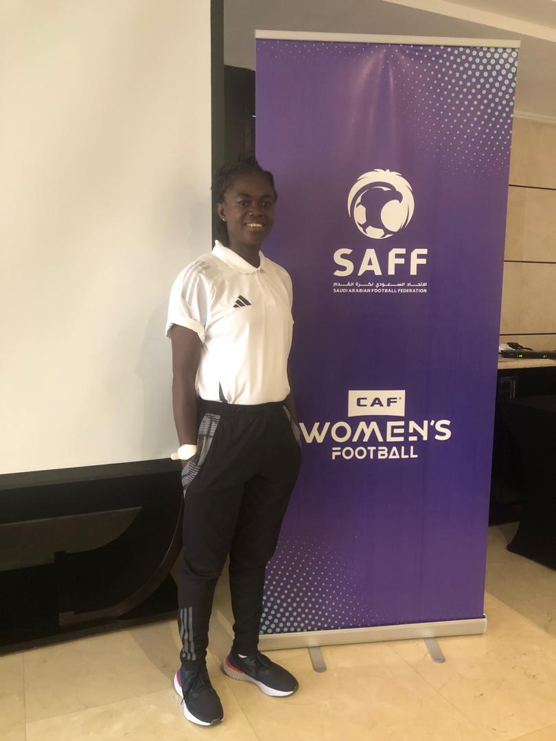 Women's U16 Coach Bernice Kyeremeh attends CAF Women's Coaching Workshop