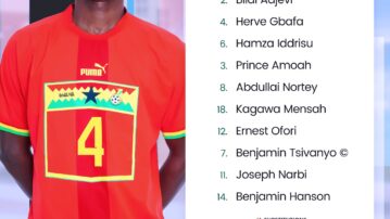 Hanson, Amoah and Ofori earn starting roles as Nana Agyemang names Black Starlets squad for Nigeria game
