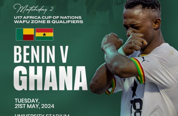 Ghana take on Benin today at 16:00GMT in WAFU Zone U17 Championship - Vimarsana News