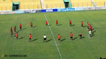 PHOTOS: Black Starlets hold final training ahead of Burkina Faso clash