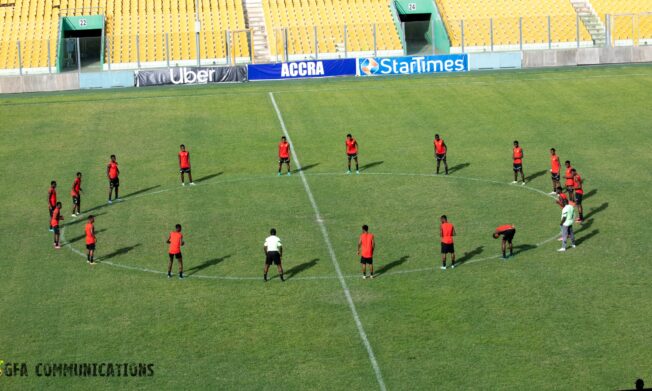 PHOTOS: Black Starlets hold final training ahead of Burkina Faso clash