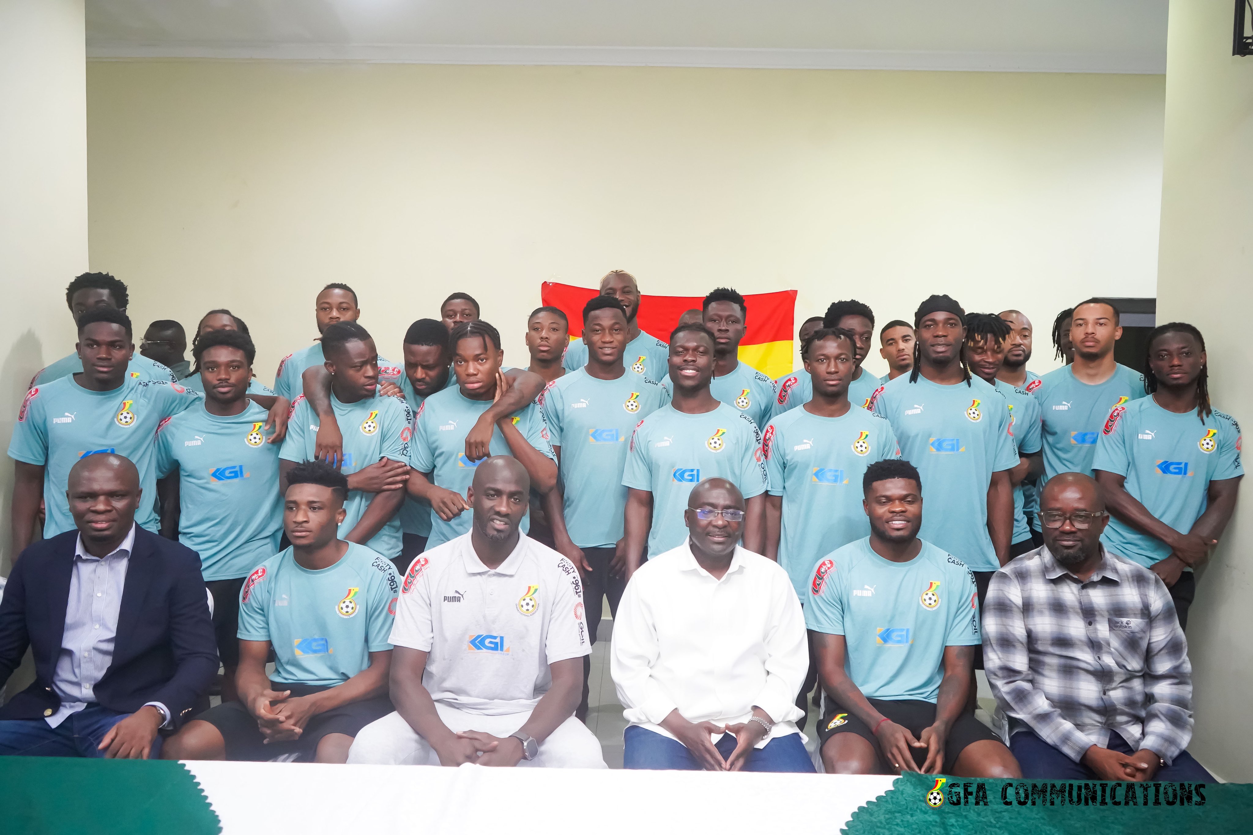Vice President Dr. Mahamudu Bawumia visits Black Stars ahead of Central African Republic World Cup qualifier