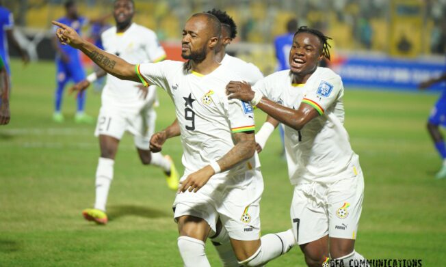 Jordan Ayew hat-trick gives Ghana victory over Central African Republic in World Cup qualifier