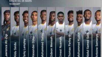 Team News: Partey, Kudus, Semenyo and Nuamah start against Mali in Bamako