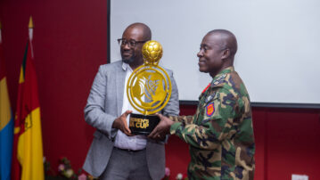 President Simeon-Okraku applauds Chief of Army Staff, Generals for contribution to Ghana football