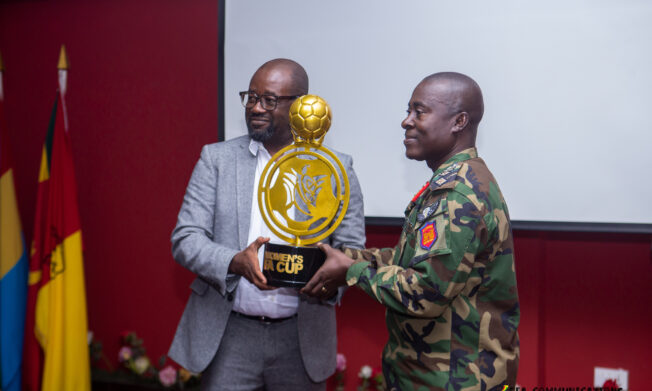 President Simeon-Okraku applauds Chief of Army Staff, Generals for contribution to Ghana football