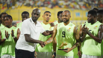 Jordan Ayew handed GFA honour for reaching 100th cap