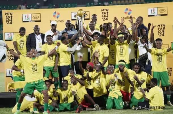 President Simeon-Okraku Congratulates Nsoatreman FC for Winning 2024 MTN FA Cup