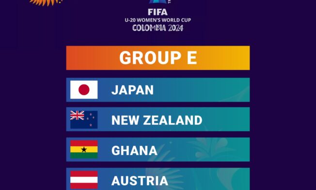Ghana paired with Japan, New Zealand and Austria in FIFA U-20 Women’s World Cup
