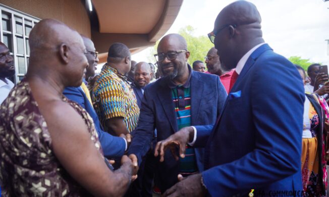 President Simeon-Okraku, Black Stars visit 'Heal Komfo Anokye’ project in Kumasi