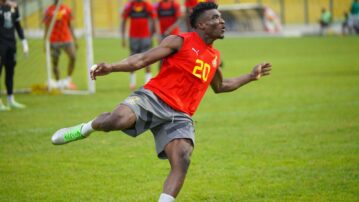 PHOTOS: Day Three of Black Stars training in readiness for World Cup qualifiers