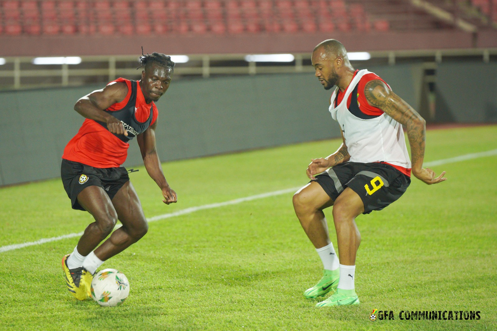 PHOTOS: In Training - Pre-Mali at Stade du 26-Mars in Bamako