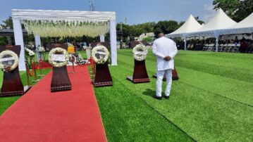 President Simeon-Okraku leads GFA to honour fallen Ghana hero Awuley Quaye