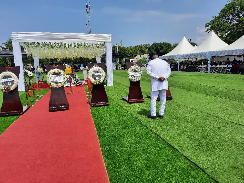 President Simeon-Okraku leads GFA to honour fallen Ghana hero Awuley Quaye