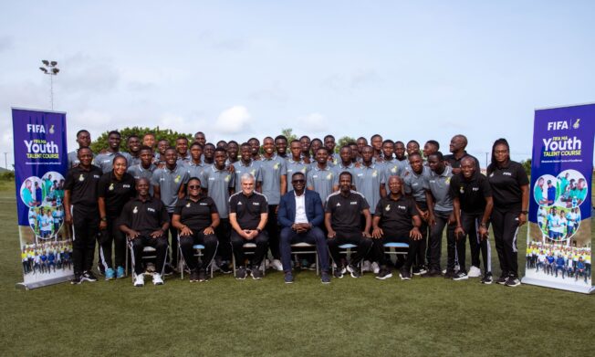 Executive Council member Gideon Fosu opens FIFA Referees Young Talent course with Catch Them Young Referees in Prampram