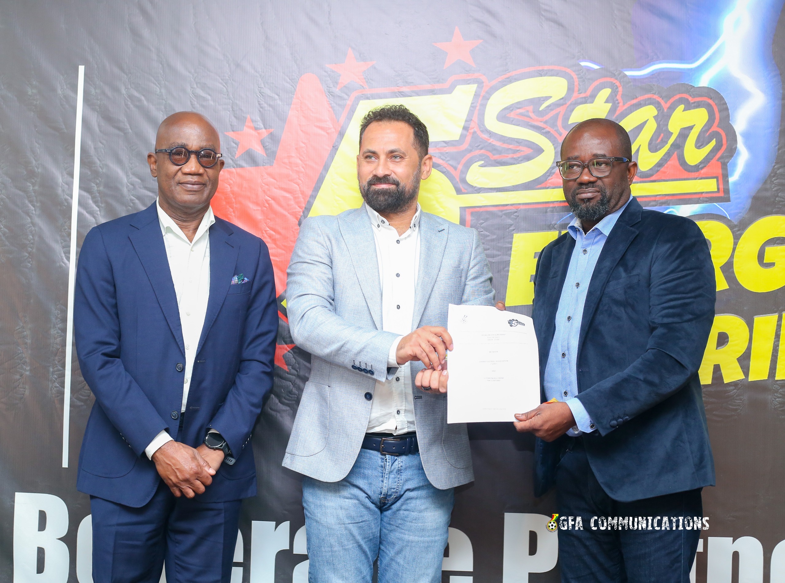Ghana FA Seals Partnership Deal with 5-Star Energy Drink