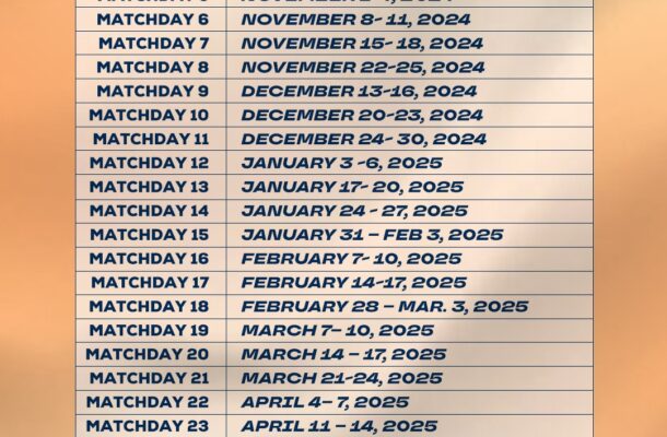 2024/25 Access Bank Division One League Season Dates Announced 