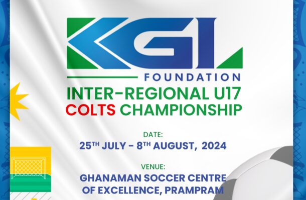 KGL Foundation Inter-Regional U17 Colts Championship set to roll out July 25-August 8, 2024