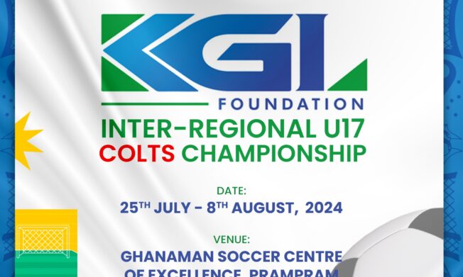 KGL Foundation Inter-Regional U17 Colts Championship set to roll out July 25-August 8, 2024