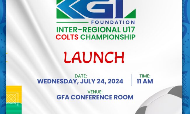 2024 KGL Foundation Inter-Regional U17 Colts Championship to be launched on July 24