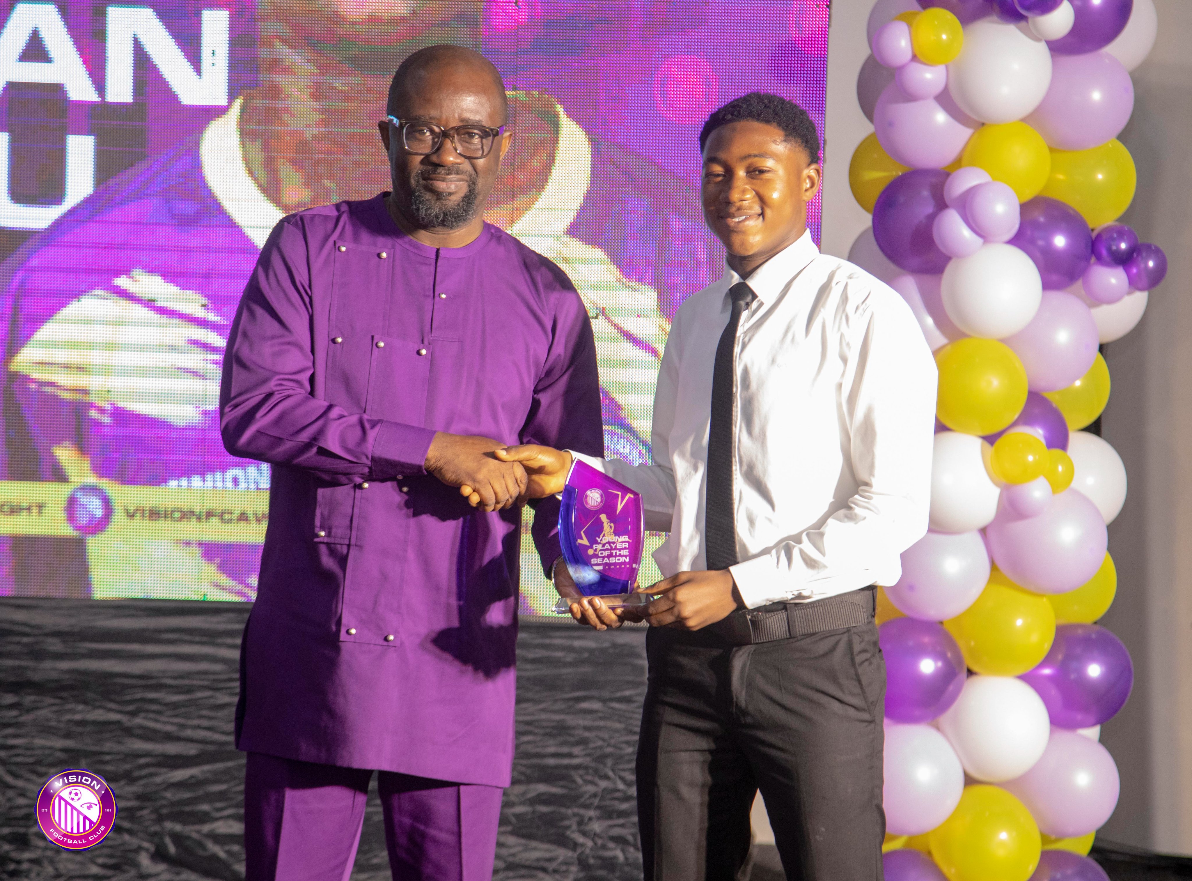 GFA President Simeon-Okraku attends Vision FC End of Season Awards gala