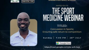 Dr Dickson Bandoh speaks on Concussion and safe return to competition