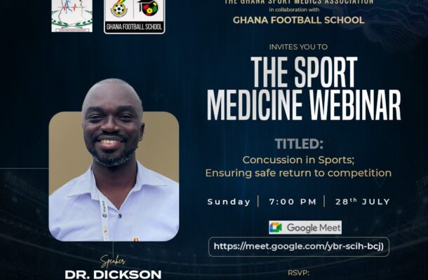 Dr Dickson Bandoh speaks on Concussion and safe return to competition