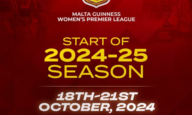 Dates for 2024/25 Malta Guinness Women’s Premier League season announced