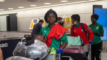 Black Queens land in Narita-Tokyo for international friendly