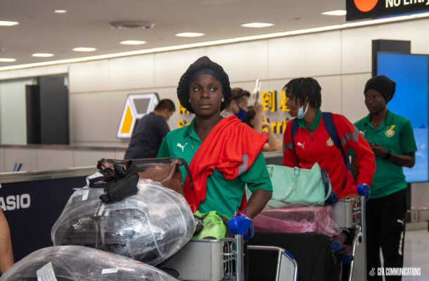 Black Queens land in Narita-Tokyo for international friendly