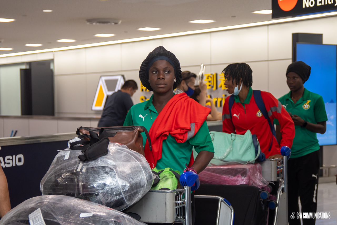 Black Queens land in Narita-Tokyo for international friendly