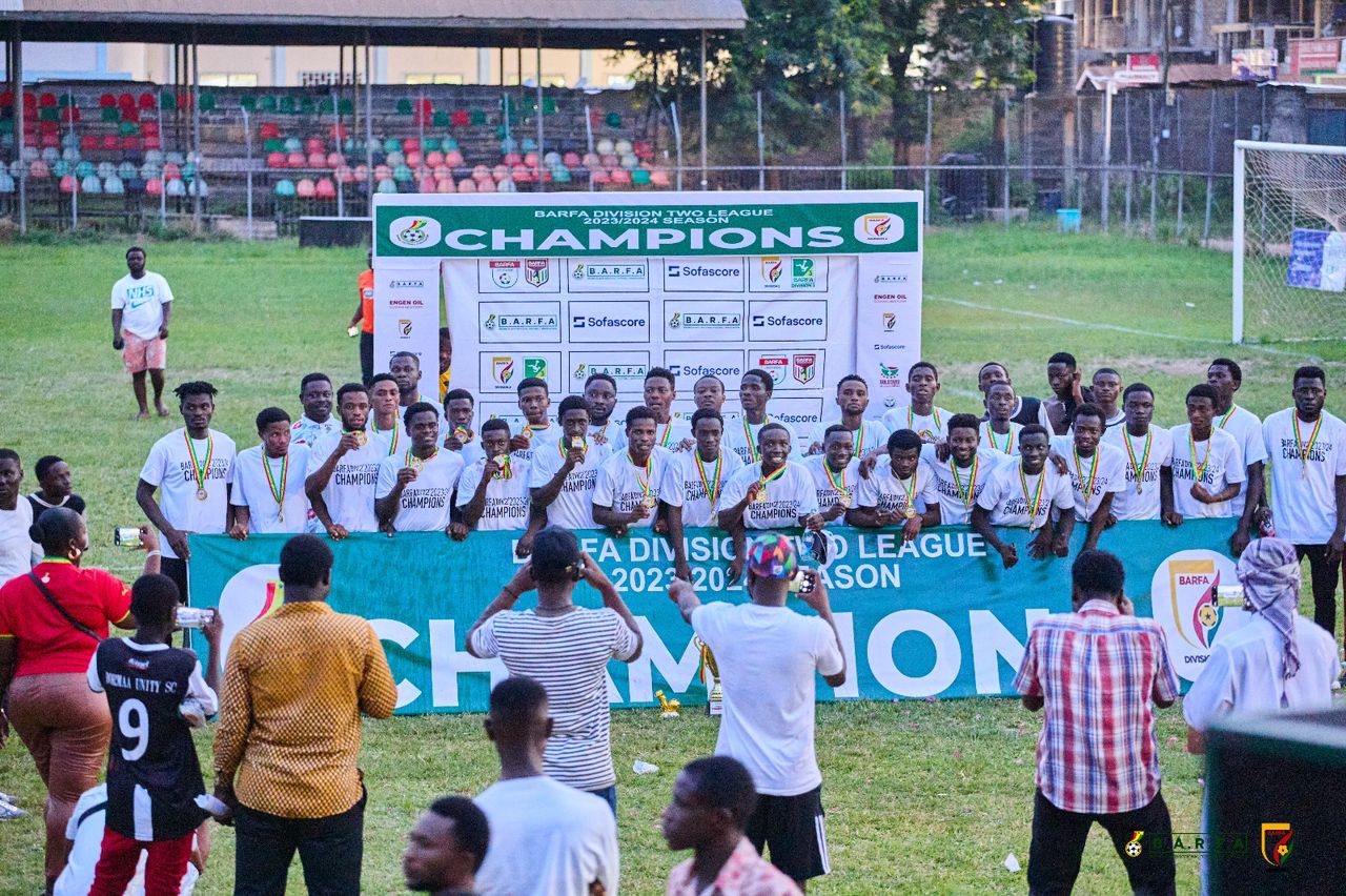 Dormaa Unity SC Crowned BA RFA Division 2 Champions
