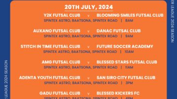 2024 Futsal Premier League kicks off on Saturday