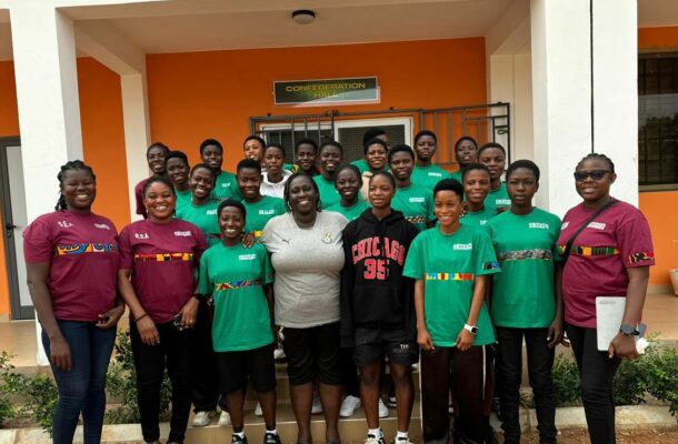 FIFA TDS: CAF Medical Officer Dr. Christiana Baah mentors Elite U15 Girls on medical care and guidance