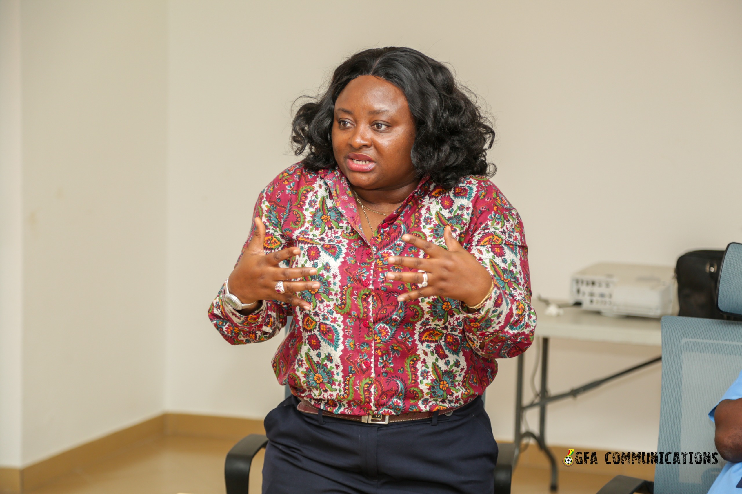 GFA Women’s ExCo Rep, Dr. Gifty Oware-Mensah shares significant moment with Elite U-15 Girls