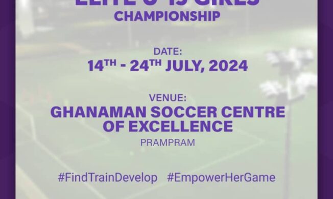 FIFA TDS: Ghanaman Soccer Center of Excellence ready for Elite U15 Girls Championship